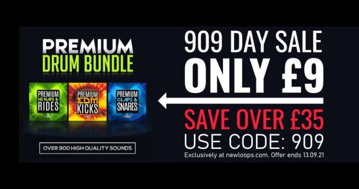 New Loops Premium Drum Bundle 909 Day