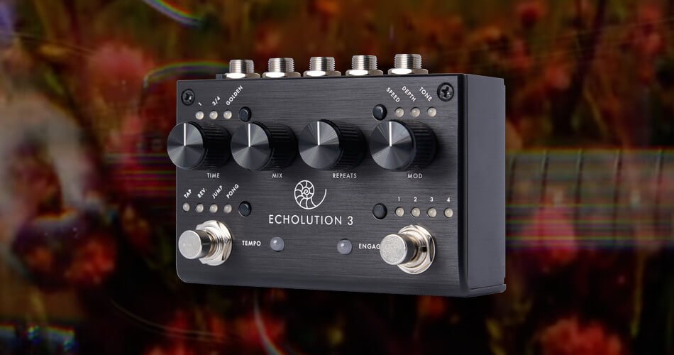 Echolution 3 stereo multi-tap delay pedal by Pigtronix