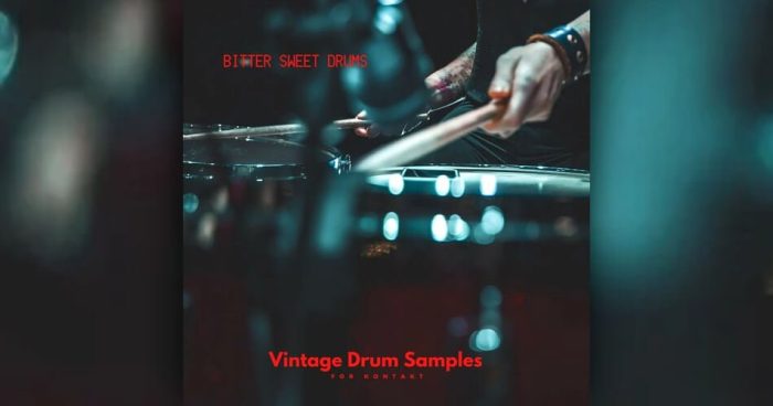 Vintage Drum Samples Bitter Sweet Drums