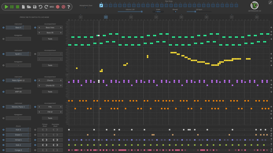 1BITDRAGON 3 music creation software brings new features & improvements