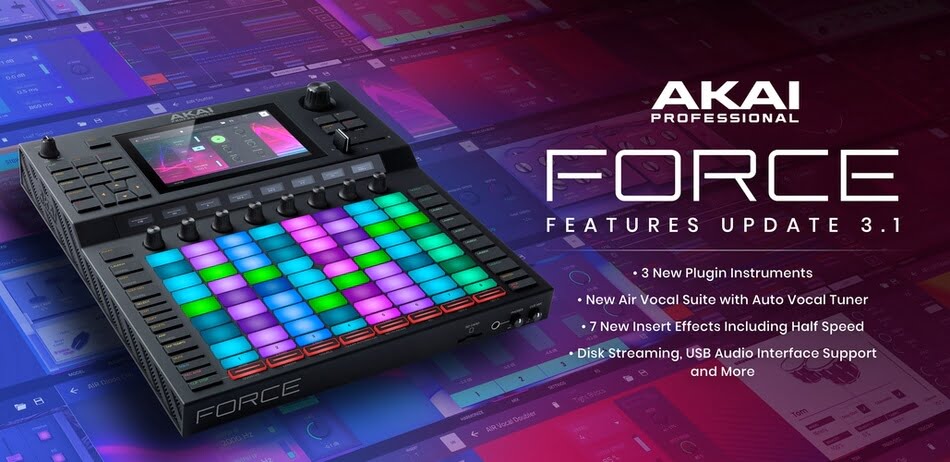 Akai Pro FORCE 3.1 update