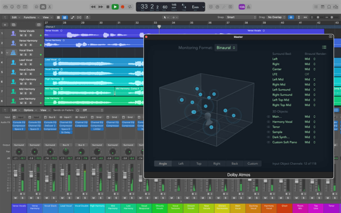 Apple Logic Pro 10.7 Dolby Atmos