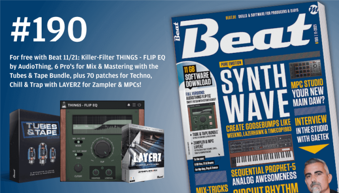 Beat 190 magazine AudioThing Flip EQ