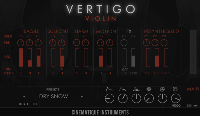 Cinematique Instruments Vertigo Violin