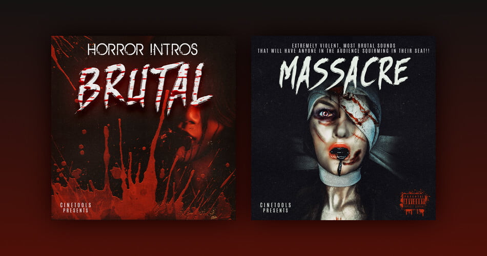 Horror Intros: Brutal and Massacre sample packs by Cinetools