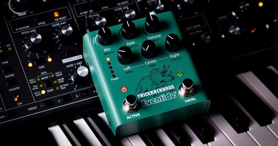 Eventide's TriceraChorus pedal offers a host of vintage-inspired