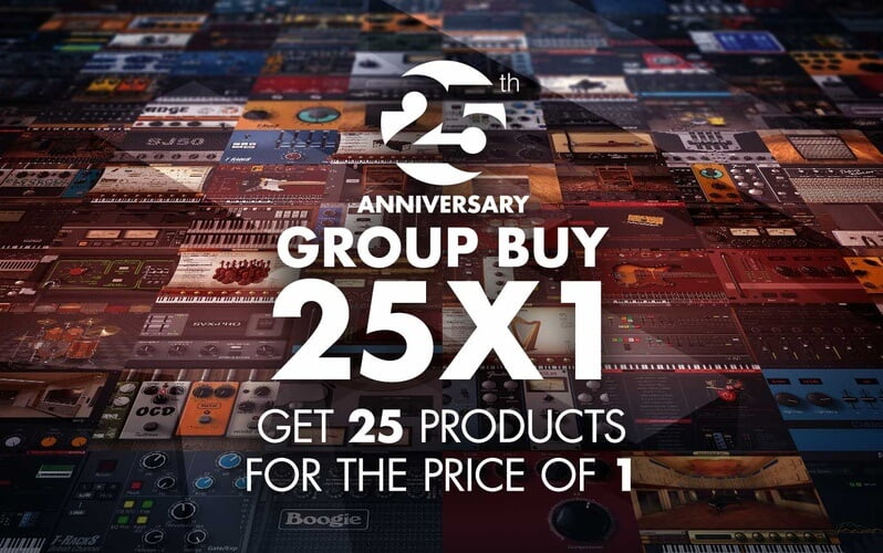 IK Multimedia 25th Anniversary Group Buy 25 for 1