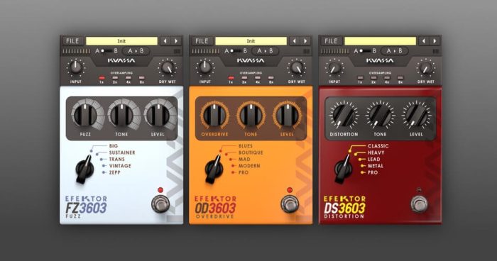 Kuassa Distortion Pedals