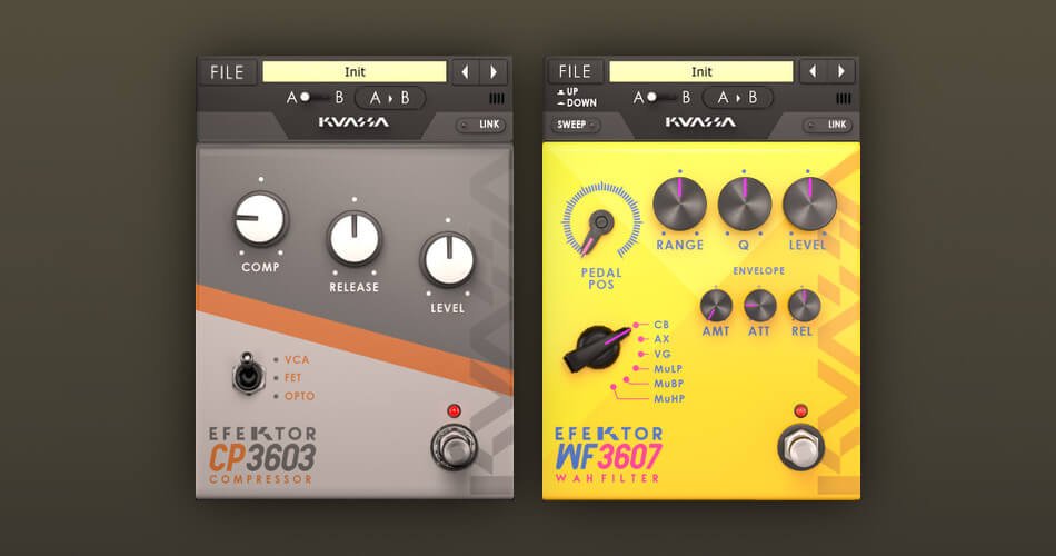 Save 50% on Kuassa’s WF3607 Wah Filter and CP3603 Compressor plugins