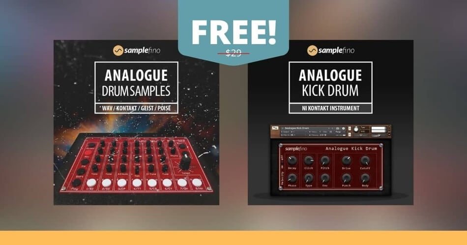 Samplefino Analogue Drums Bundle FREE