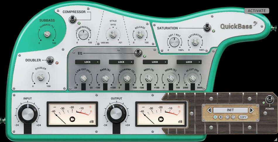 United Plugins updates QuickBass all-in-one effect plugin for bass guitar to v1.3