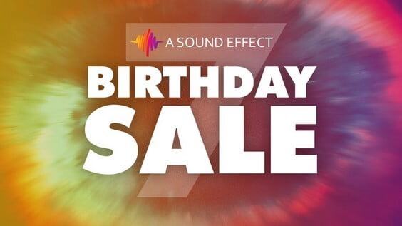 A Sound Effect Birthday Sale