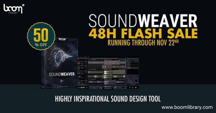 BOOM Library Soundweaver Flash Sale