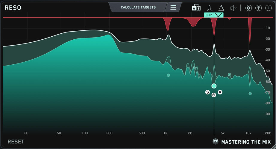Save 30% on RESO dynamic resonance suppressor plugin by Mastering The Mix