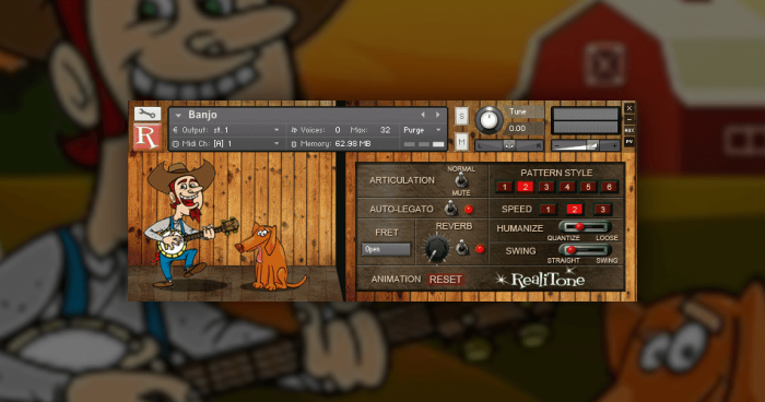 Realitone RealiBanjo Kontakt Player