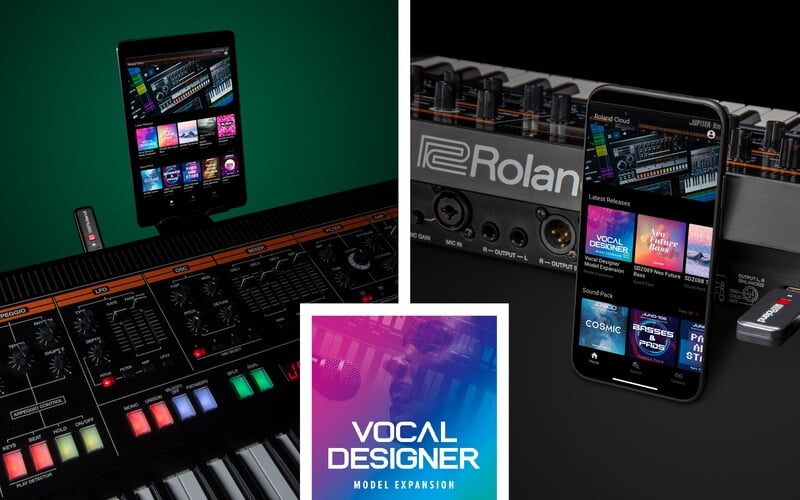 Roland Vocal Designer Model Expansion and Roland Cloud Connect