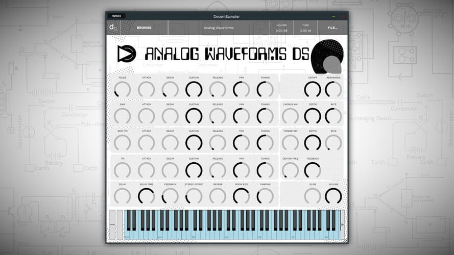 SampleScience releases Analog Waveforms Ds free instrument for Decent Sampler