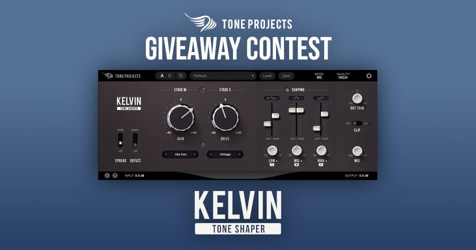 Tone Projects Kelvin Giveaway