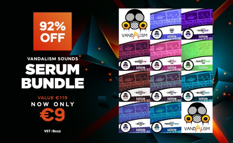 Save 92% on Serum Bundle: 10 packs by Vandalism Sounds for 9 EUR