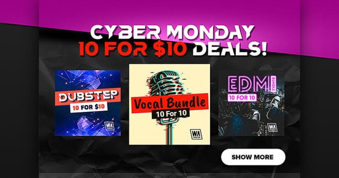 WA Production Cyber Monday Bundle Deals