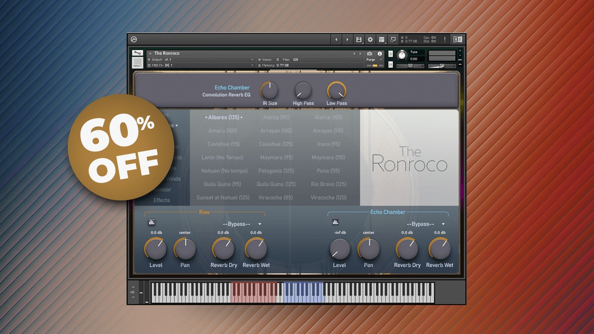 Get 60% off The Ronroco sample library for Kontakt by Guareschi