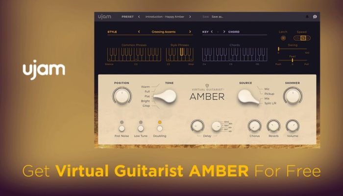 Bitwig UJAM Virtual Guitarist Amber