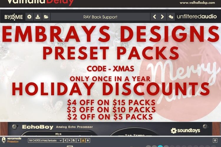 Embrays Designs Holiday Discounts