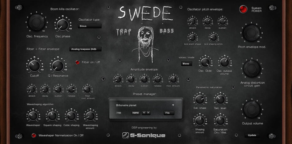 G Sonique Swede Trap Bass