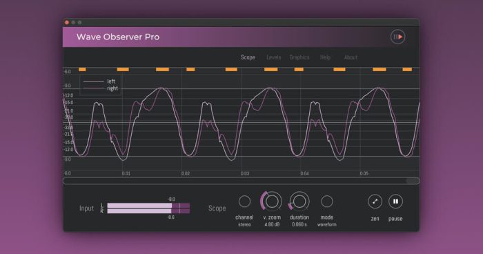 Press Play Wave Observer Pro scope