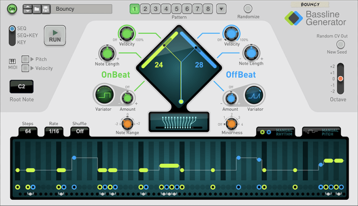 Reason Studios Bassline Generator