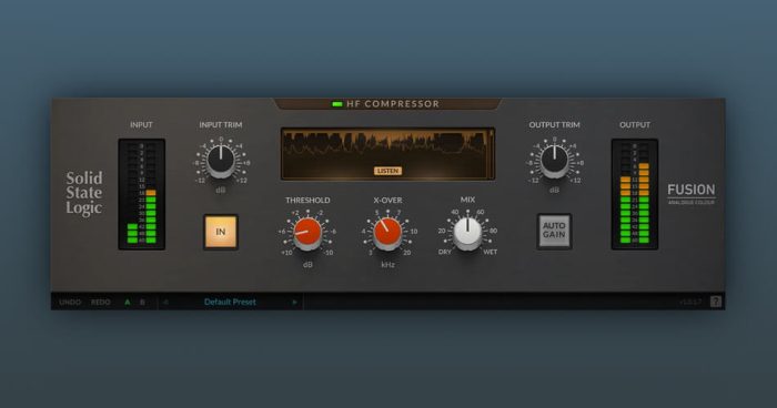 SSL Fusion HF Compressor Plugin