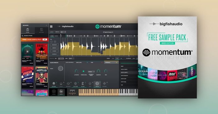 Big Fish Audio Momentum 1.3 update