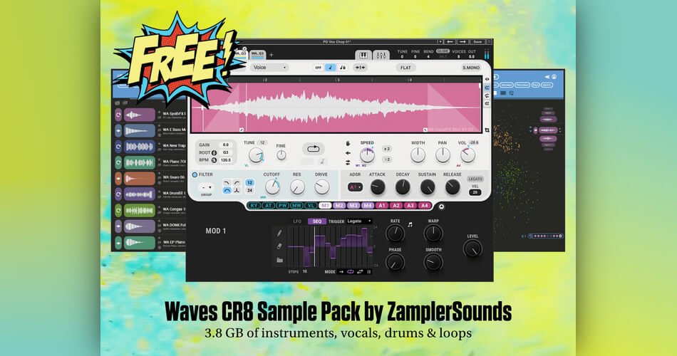 Free Waves CR8 Sample Pack by Zampler Sounds