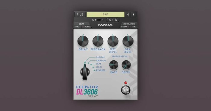 Kuassa Efektor DL3606 Delay