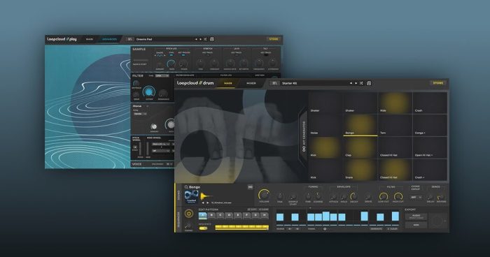 Loopcloud PLAY and DRUM