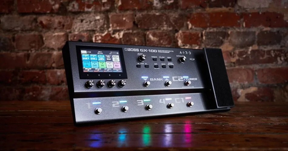 BOSS launches GX-100 guitar effects processor