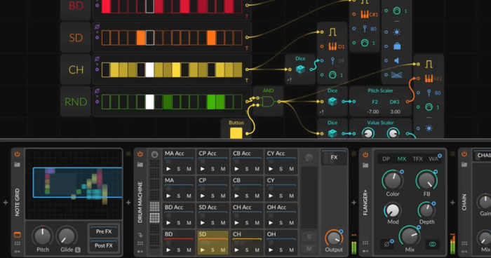 Bitwig Studio 4.2 Note Grid