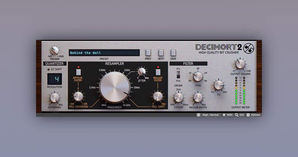 Decimort 2 bitcrusher plugin by D16 Group on sale for  USD