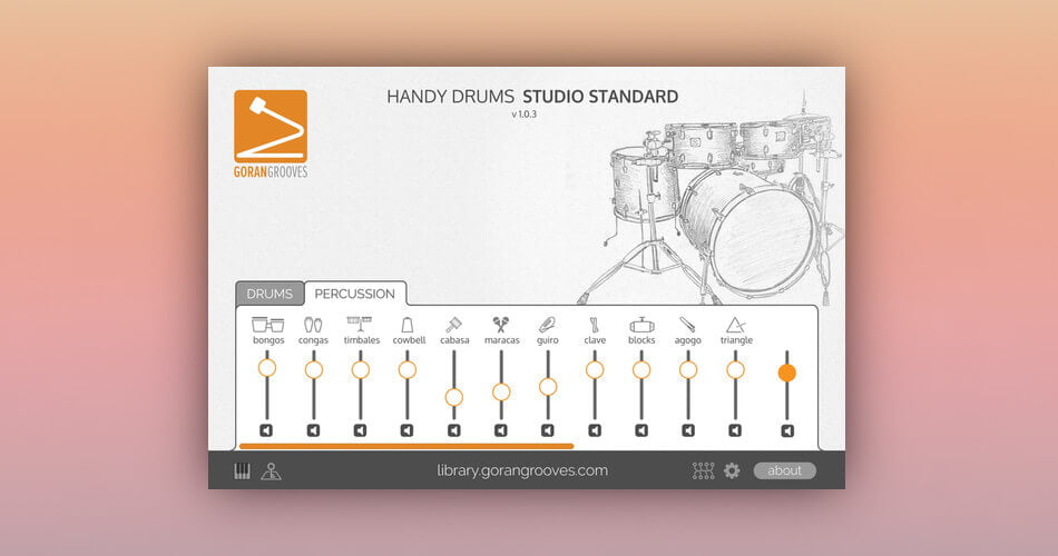 GoranGrooves offers up to 40% OFF Handy Drums virtual instruments
