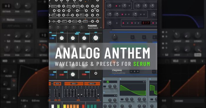 Plugmon Analog Anthem for Serum