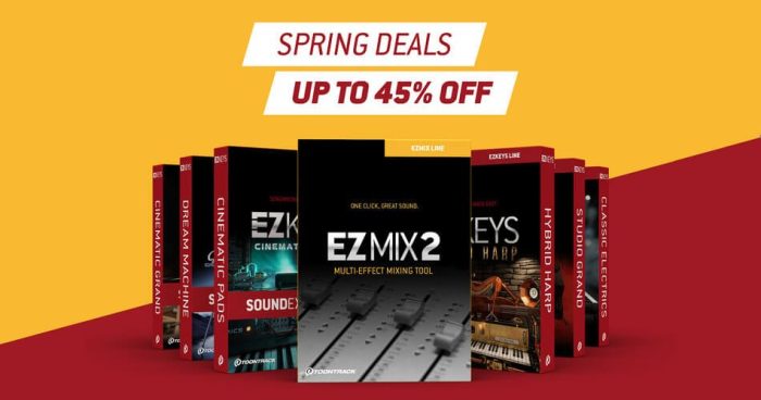 Toontrack Spring Deals 2022