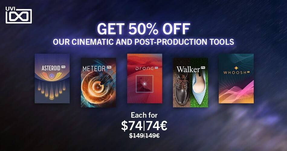 UVI Cinematic and Post Production Tools