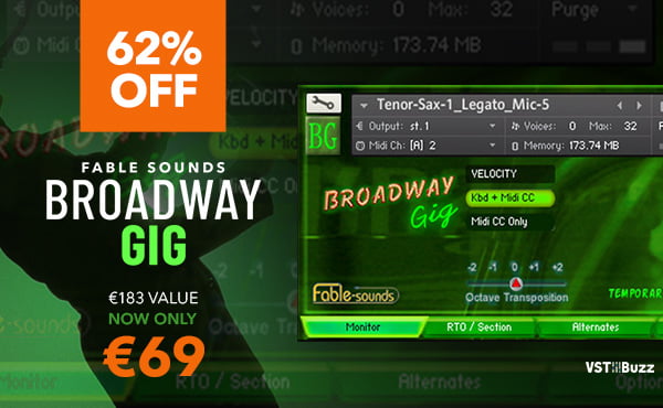 VST Buzz Fable Sounds Broadway Gig