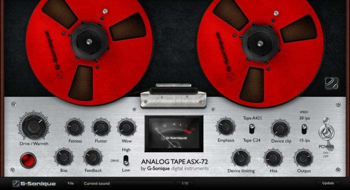 G Sonique Analog tape ASX 72