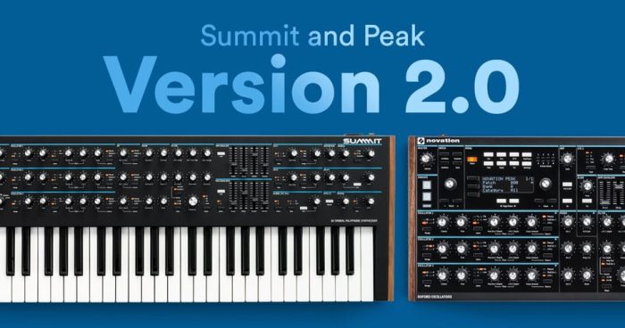 Novation Summit Peak firmware 2