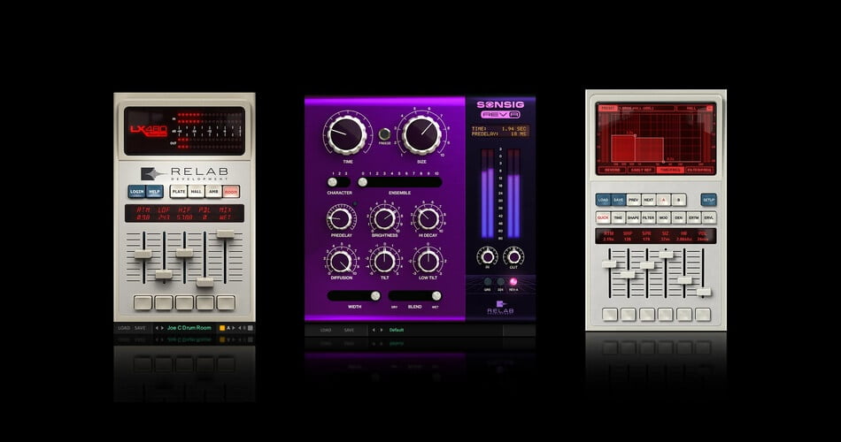 Save up to 70% on reverb plugins by Relab Development