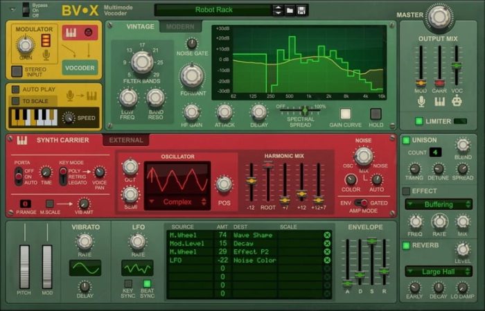 Reason Studios BV X Multimode Vocoder