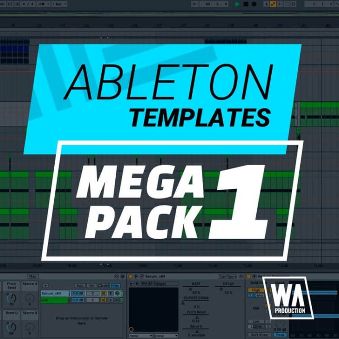 WA Production Ableton Templates Mega Pack 1