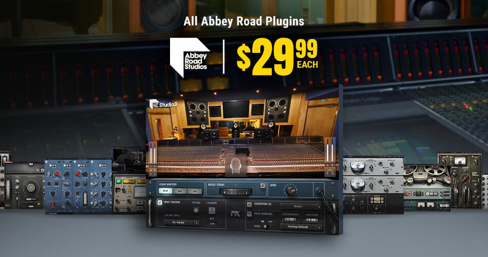Waves Audio Abbey Road Sale: Plugins on sale for $29.99 USD each