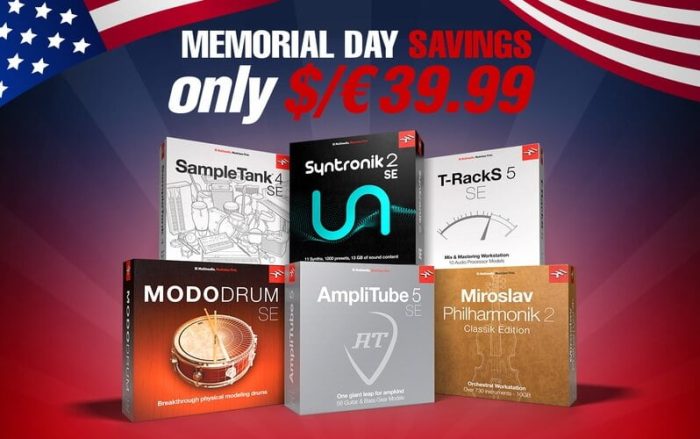 IK Multimedia Memorial Day Savings